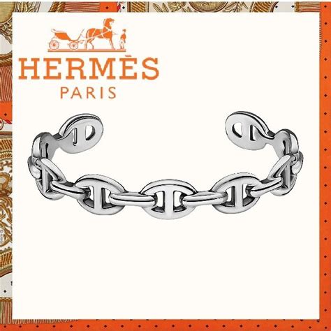 hermes chaine d'ancre enchainee bracelet|hermes chain link bracelet.